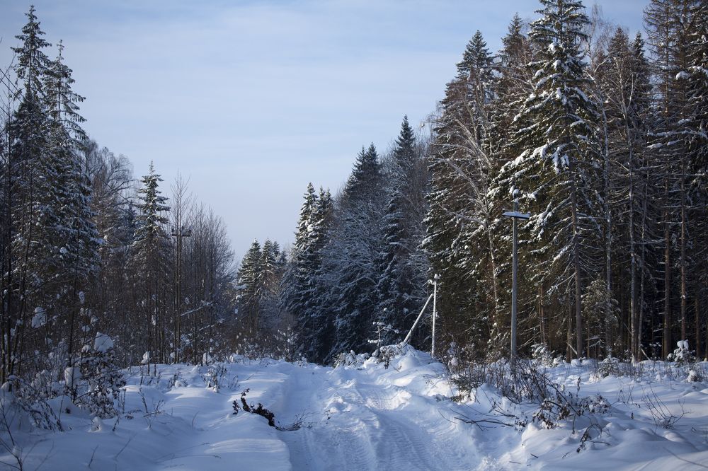Столбы и дороги