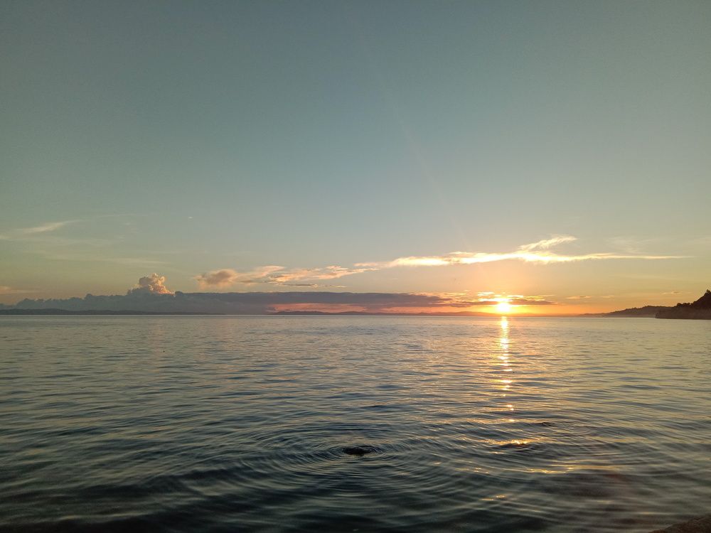 Sunset in East
