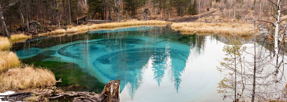 Голубое озеро