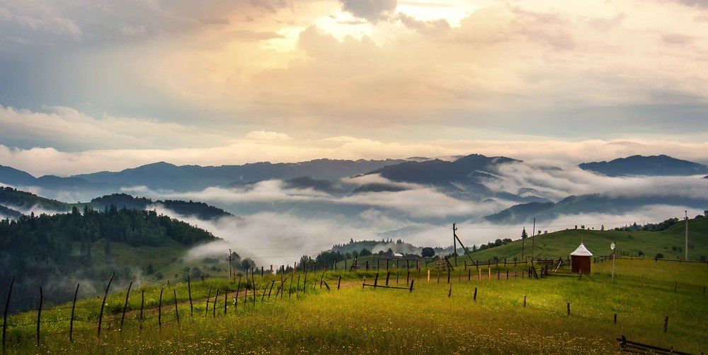 Утро в горах