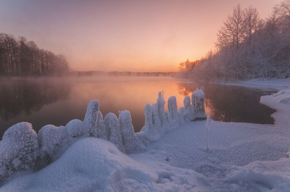 Утро цвета персика