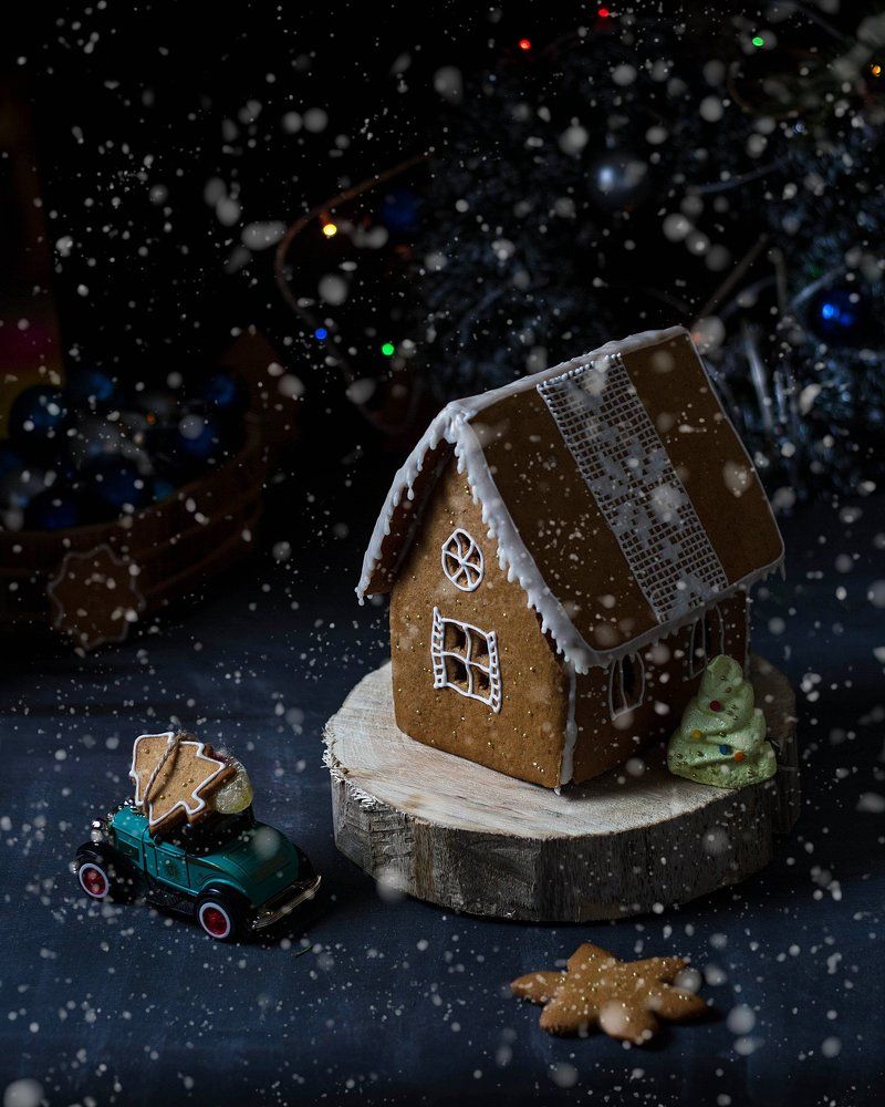 Новогодний снегопад