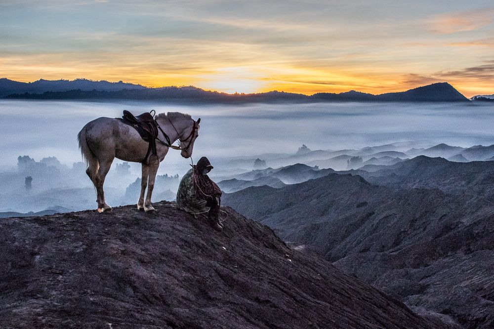Mornings on Mount Bromo