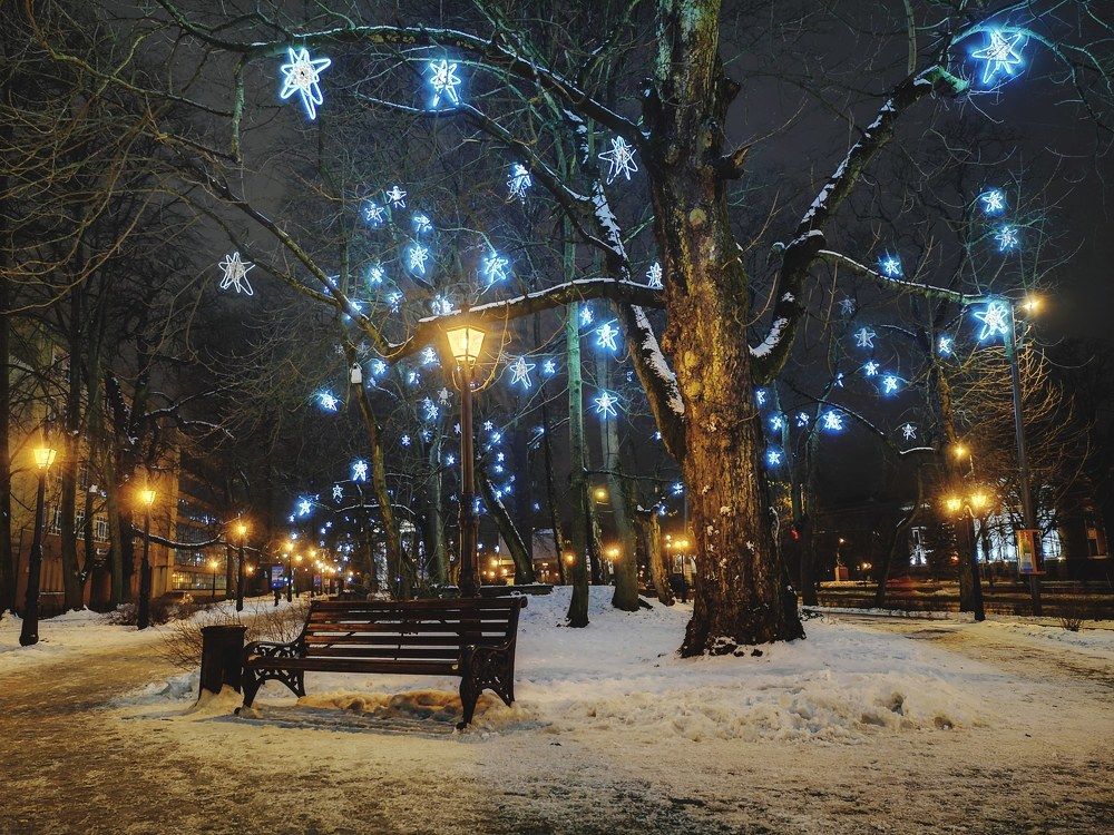 Огни ночного города