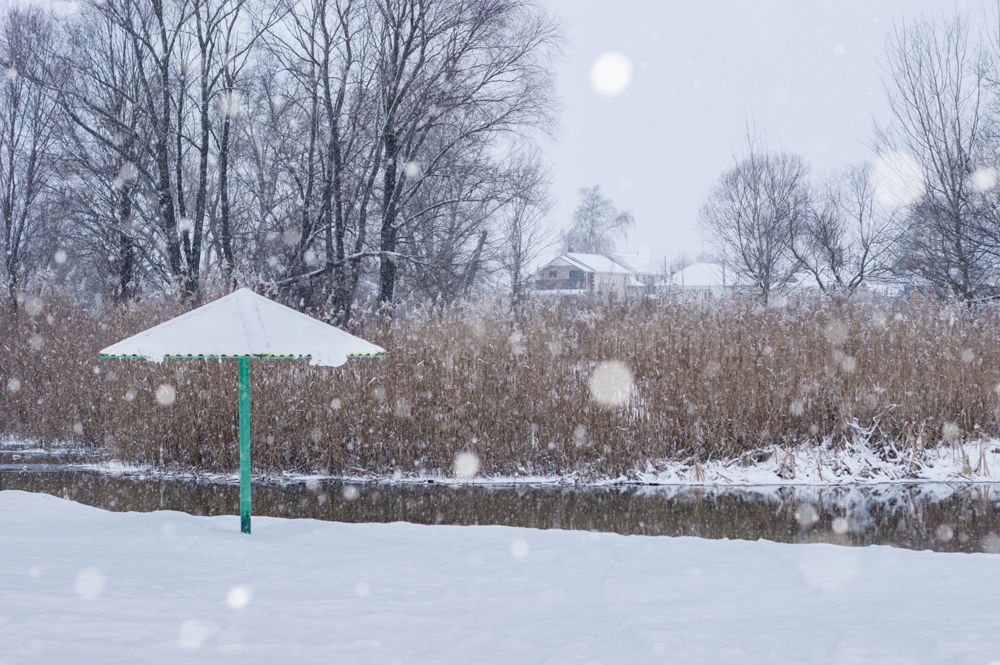 Зимний пляж