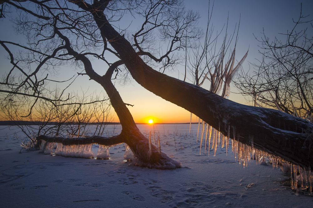 Закат на острове