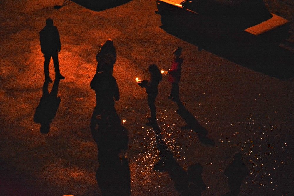 Первые минуты Нового года...First minutes of New Year...