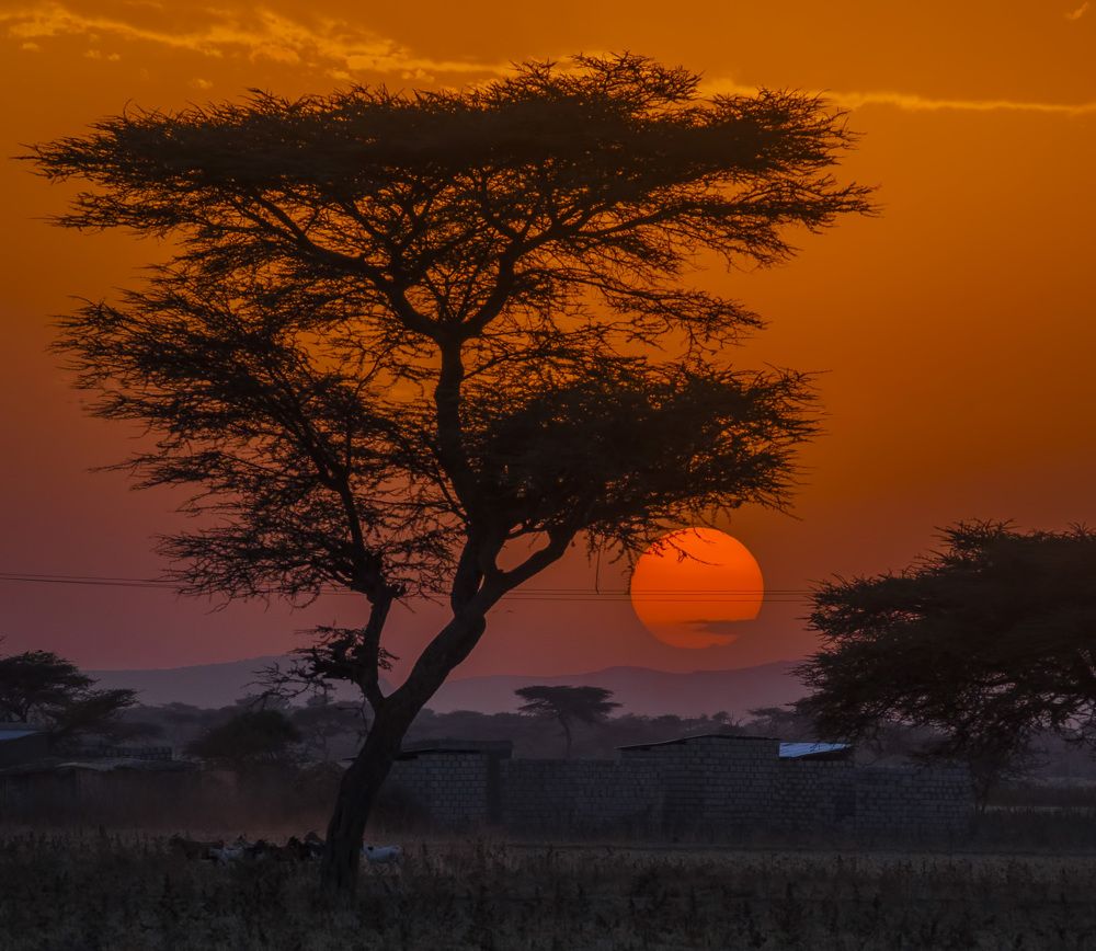 Sunset in Ethiopia