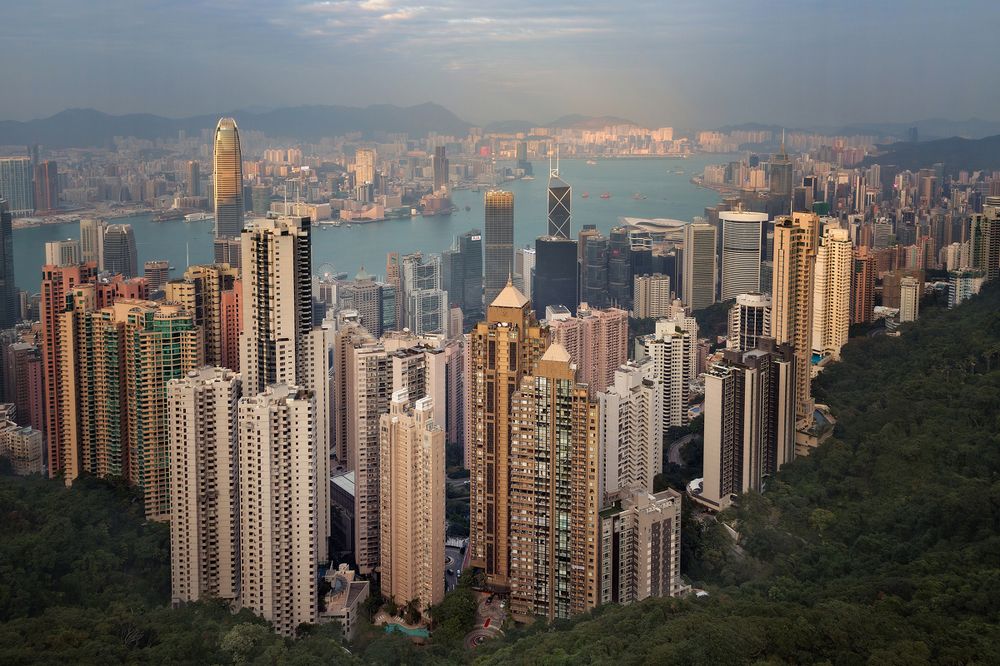 Evening in Hong Kong