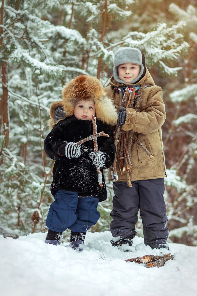 Игры в зимнем лесу