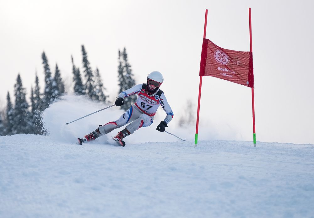 Слалом-гигант у юношей