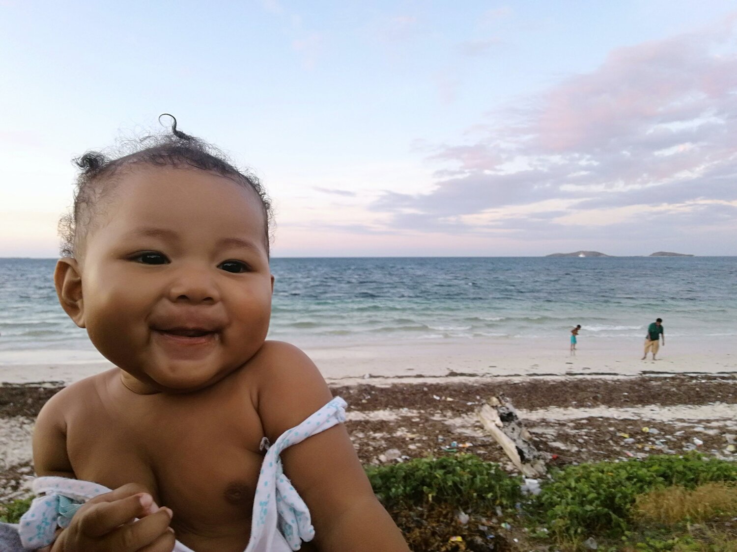 My daughter smile