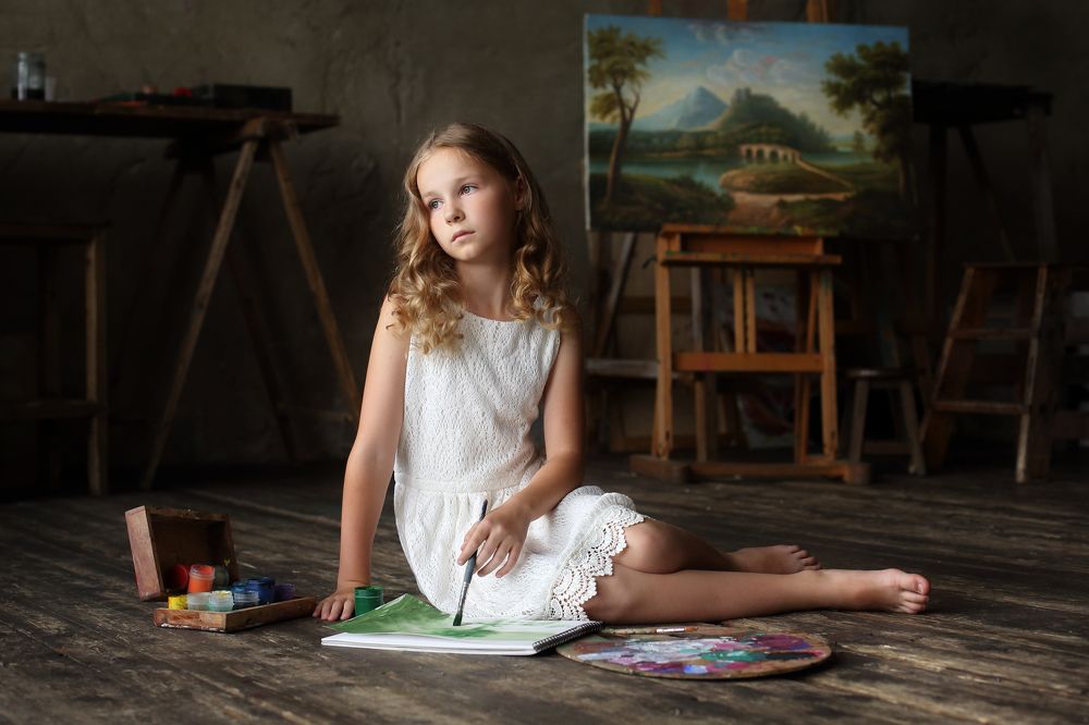 Юная художница