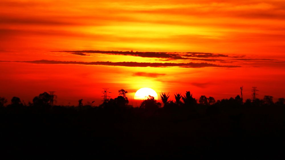 Sunset From West Papua
