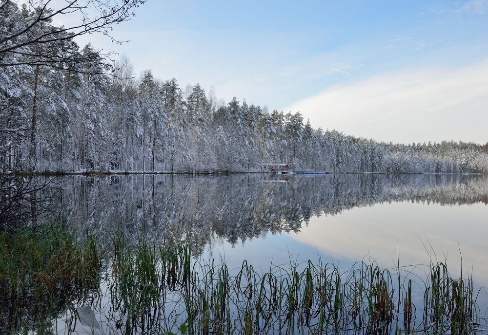 Зимнее озеро