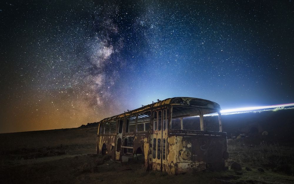 milky way from Aragats mountain