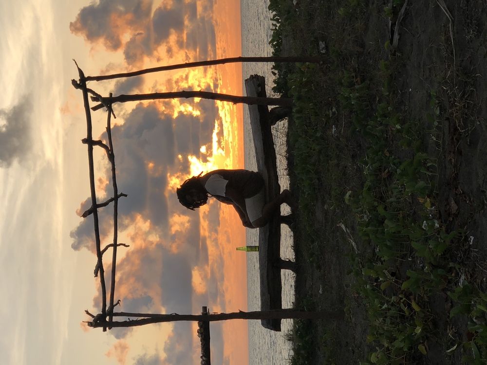 Watching the sunset