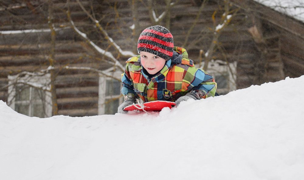 Зимняя прогулка в древня