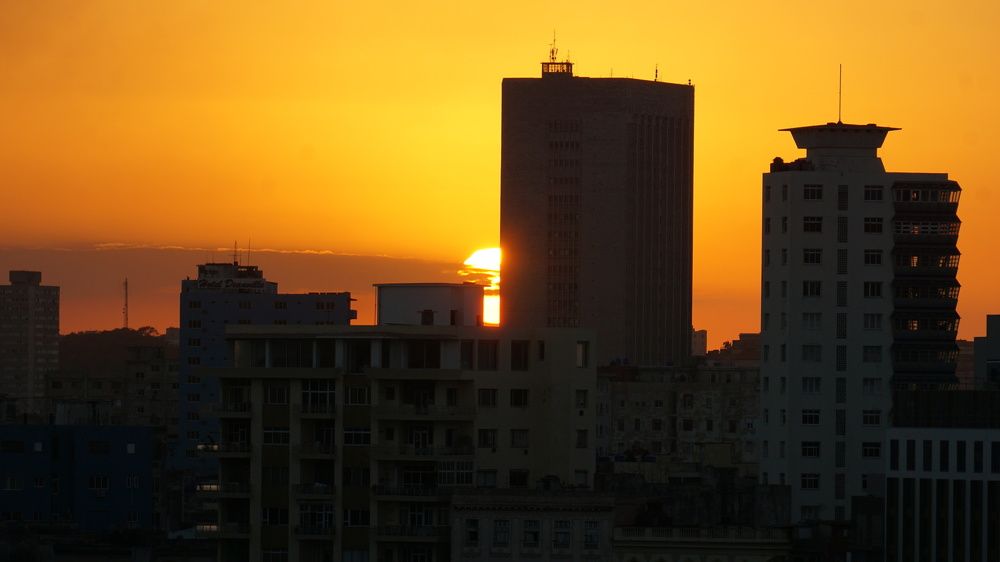 Havana, Cuba. Sunset