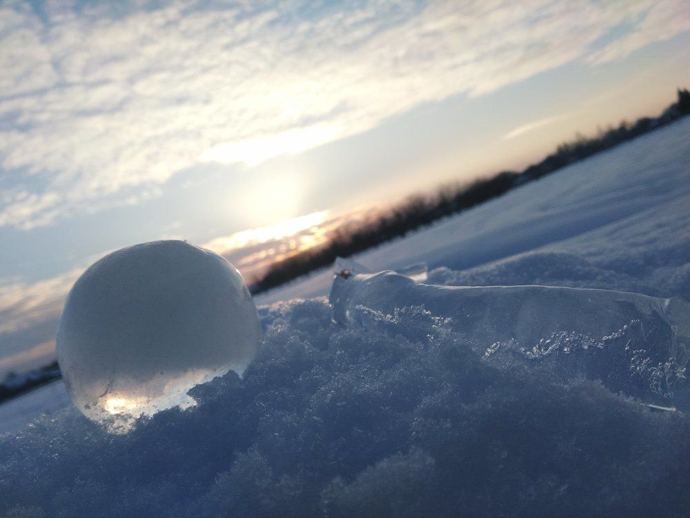 Фантастика зимних ледяных фигур