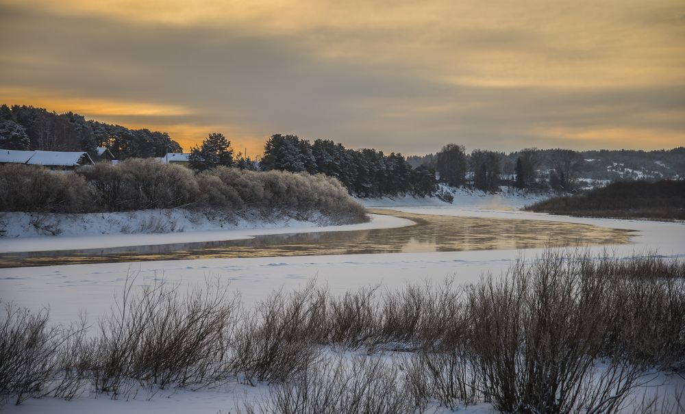 персиковый закат