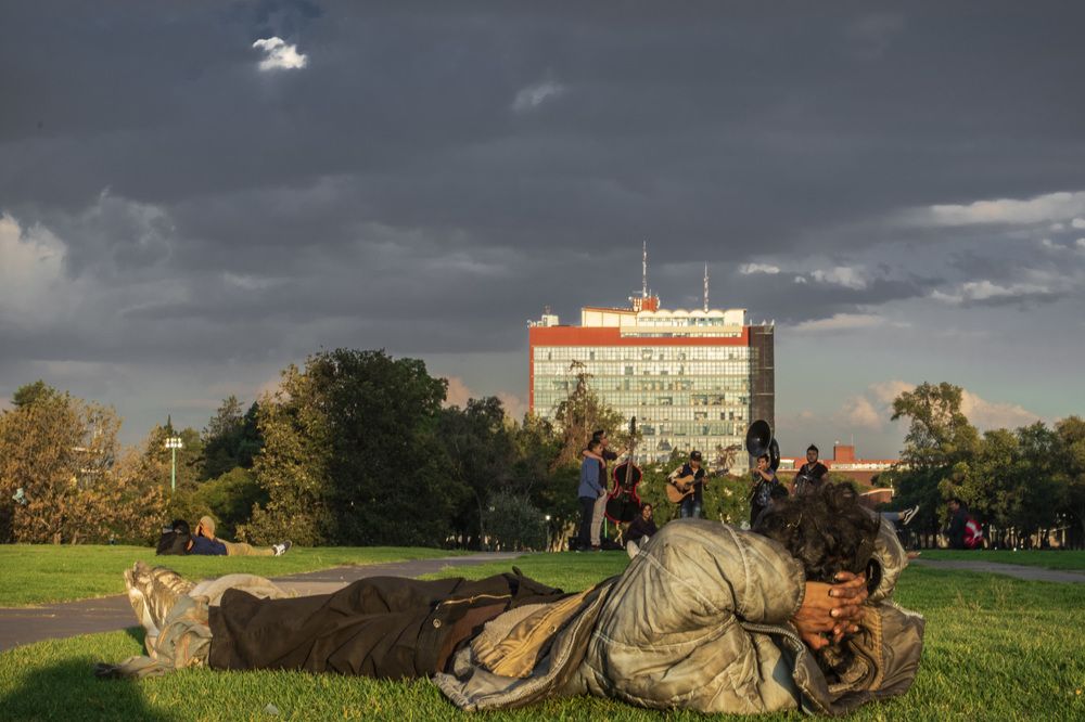 "Distracting myself"