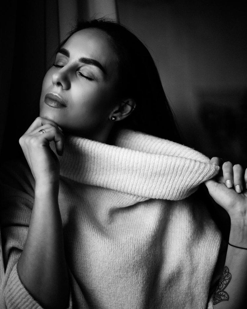 Портрет женщины фотографа