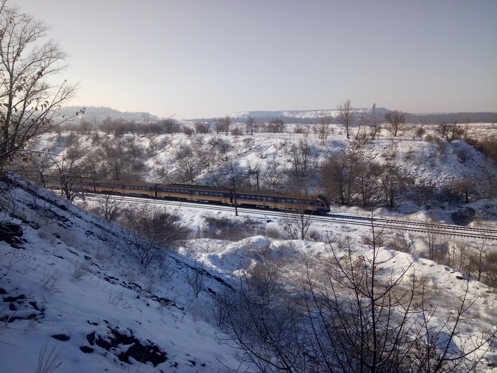 Зимний поезд