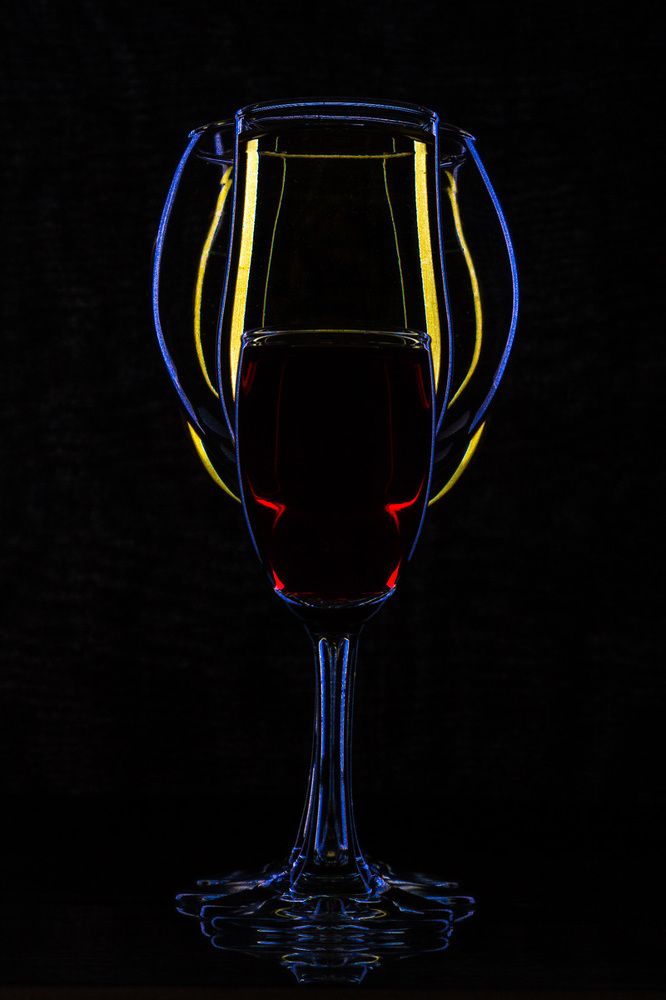 Стекляшки. Контуры.