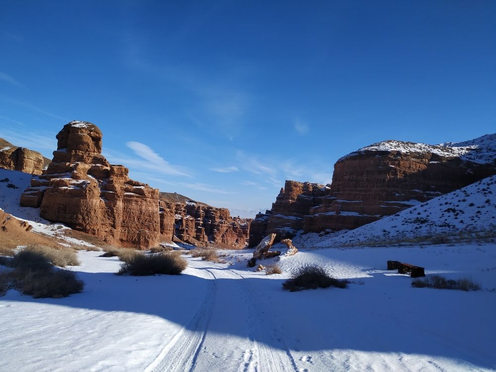 Зимний каньон в Казахстане-2