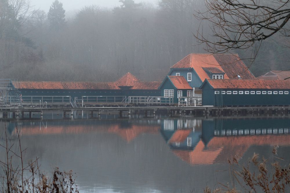 Зимний  день на севере Германии