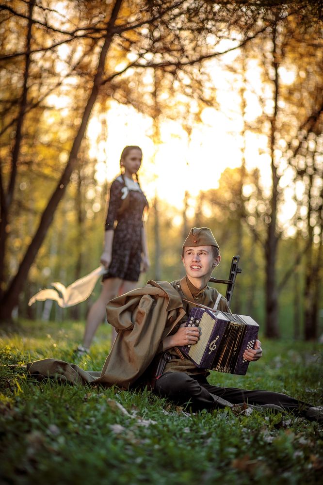 На солнечной поляночке