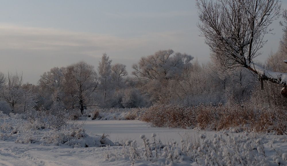 Зимняя речка..