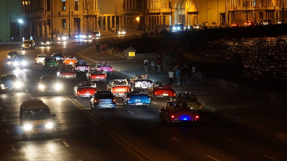Havana, Cuba. Night