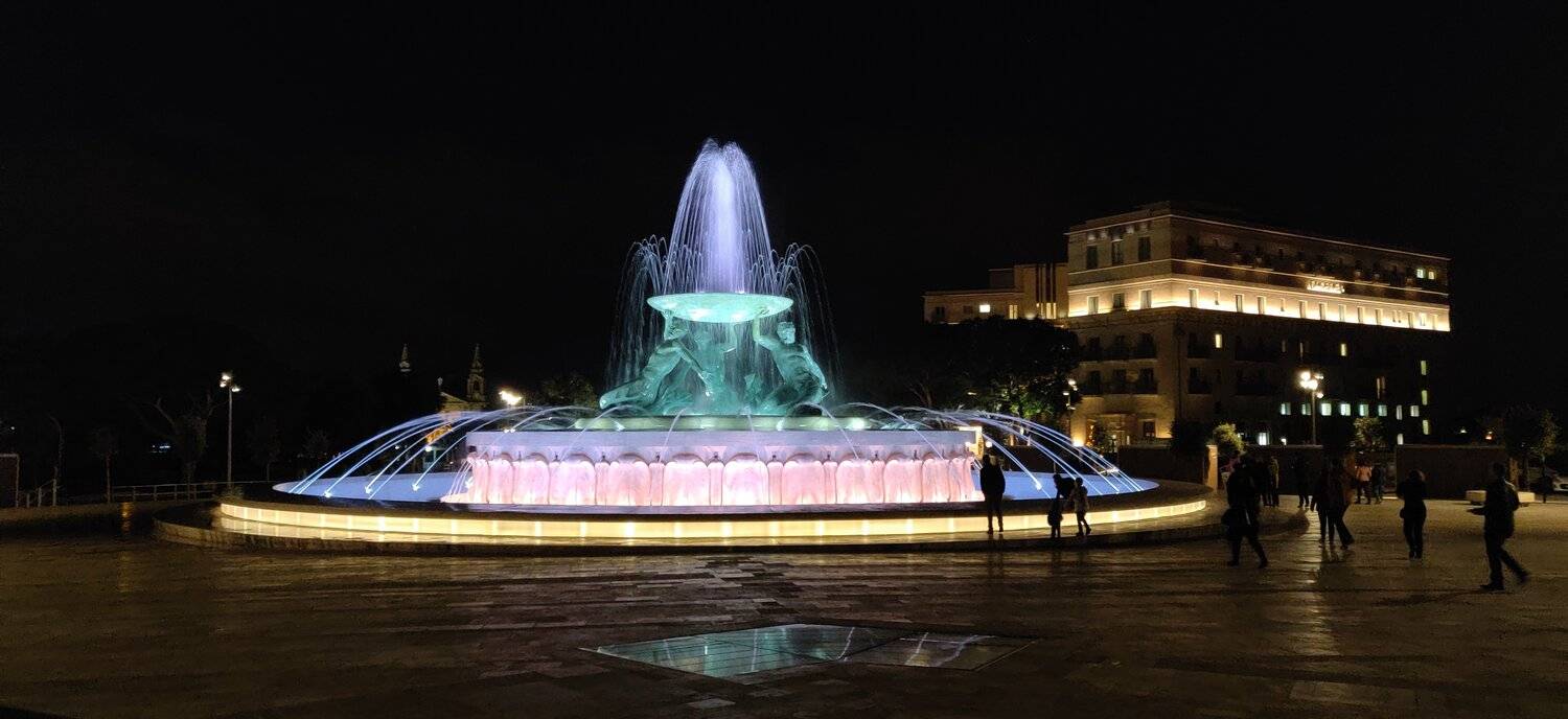 Valletta by night