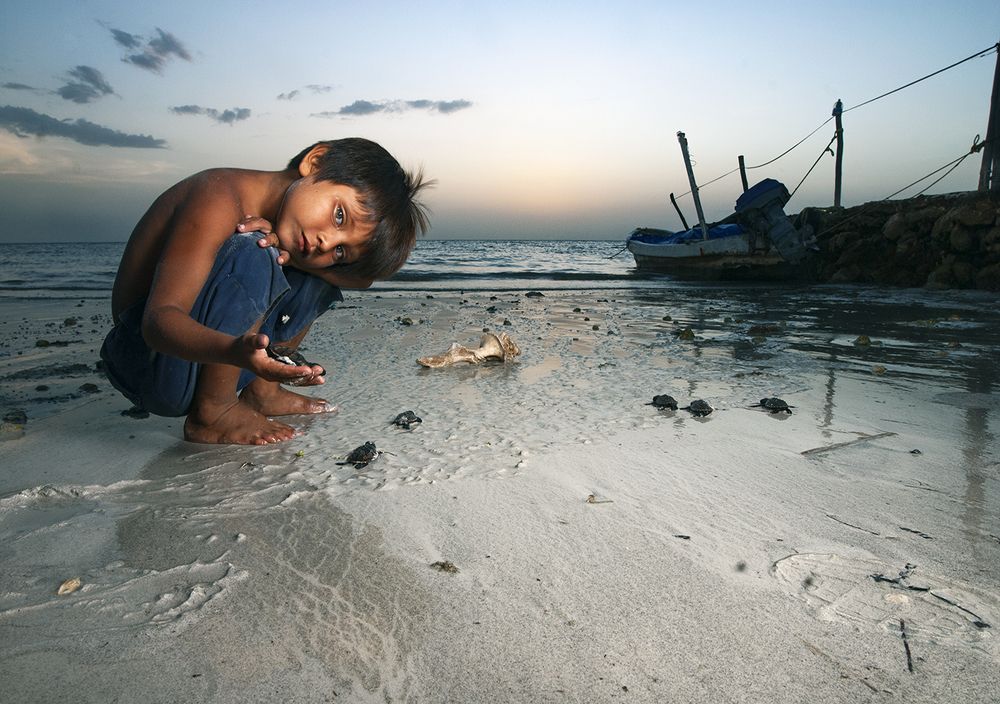 Canway, el niño de las tortugas.