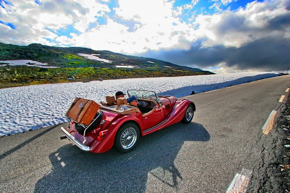 в горах Норвегии