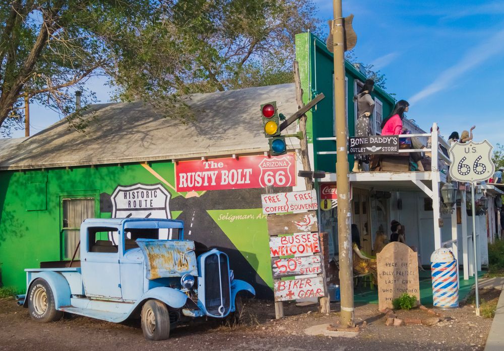 На трассе 66 в Аризоне.
