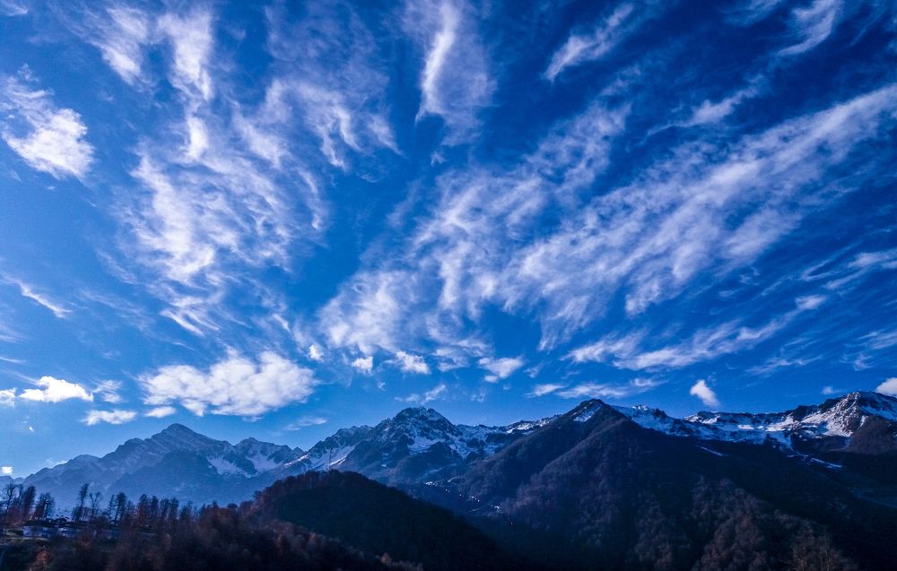 Утро в горах