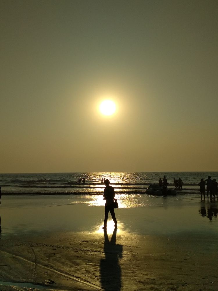 Shadow in beach