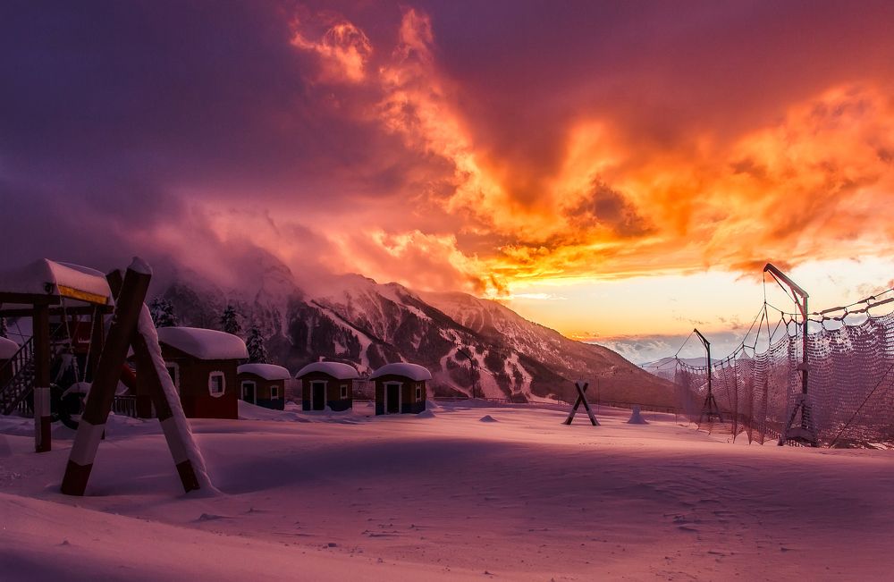 Горный закат