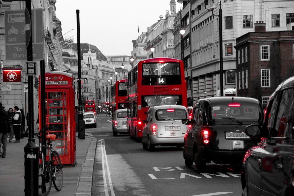 на улицах Лондона