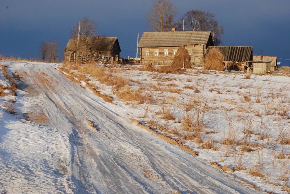 Зимняя деревня