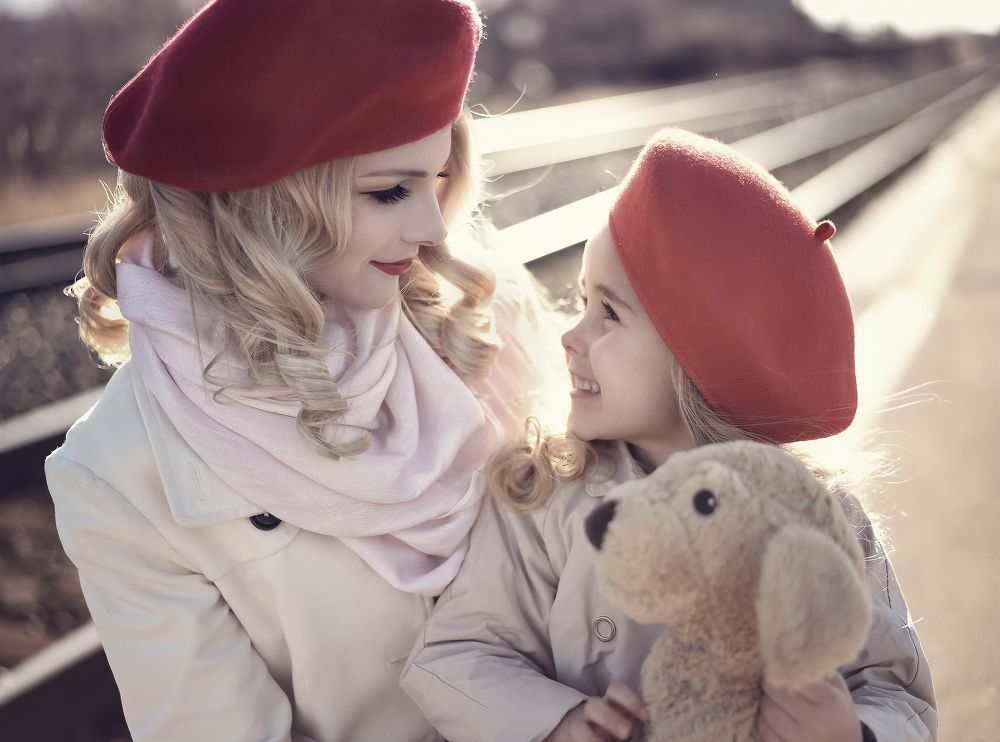 Waiting for the train