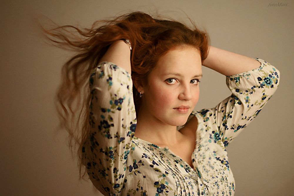 Милый рыжик.