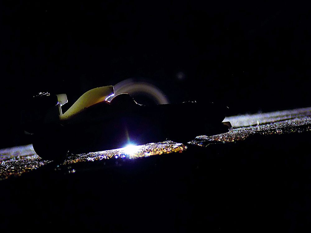 Silhouette of F1 car