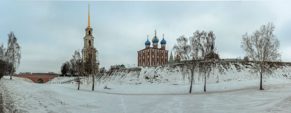Рязанский кремль- зима