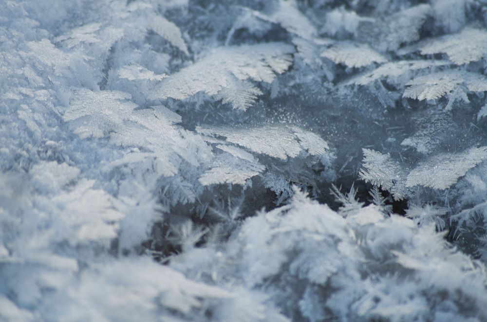 Мороз на озере