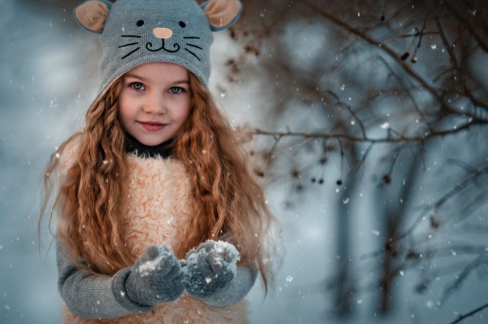 Снежный портрет