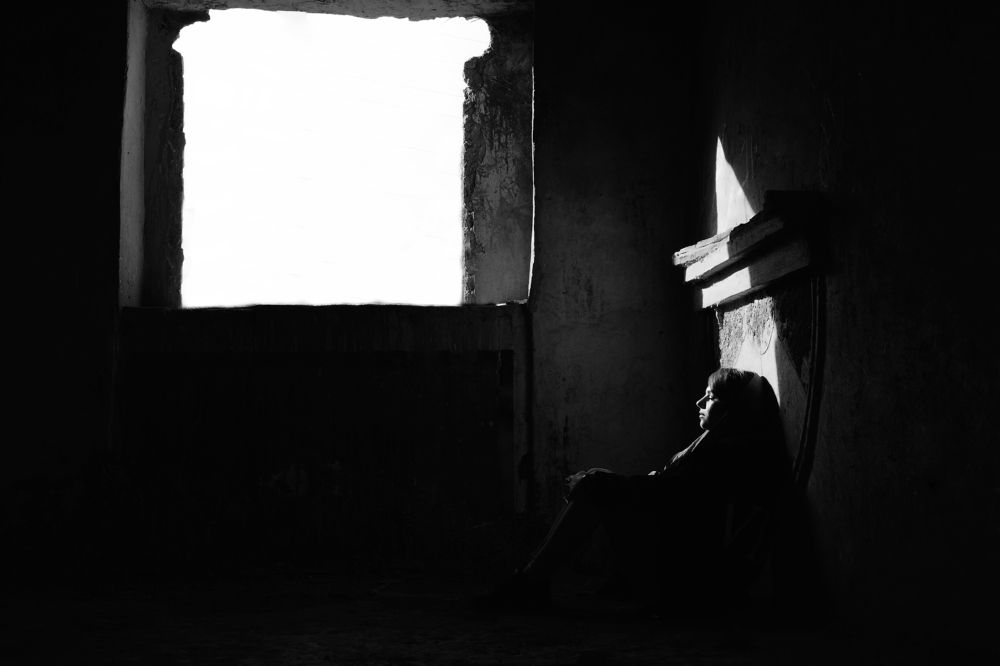 hope with closed eyes